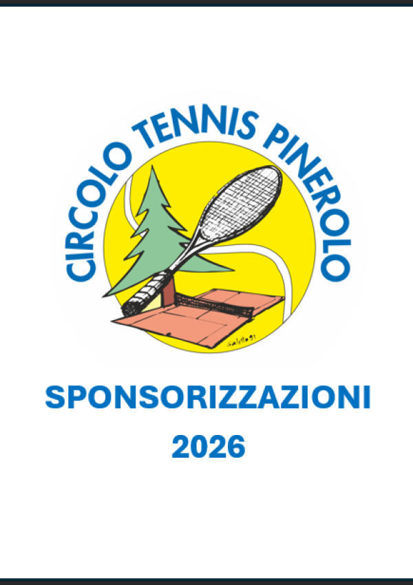 Sponsorizzazioni 2026: diventa sponsor del Circolo Tennis Pinerolo